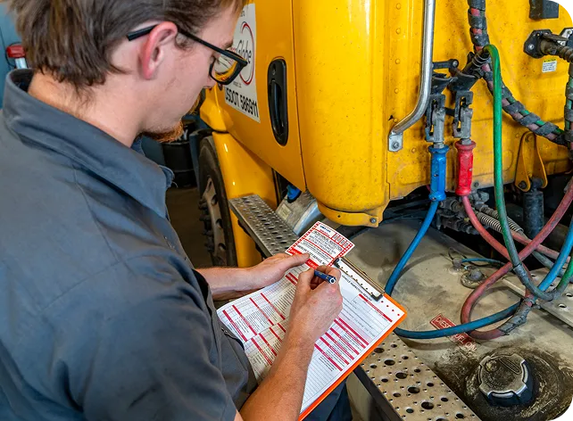 photo mechanic repairing servicing cleaning truck modern clean workshop 1 2