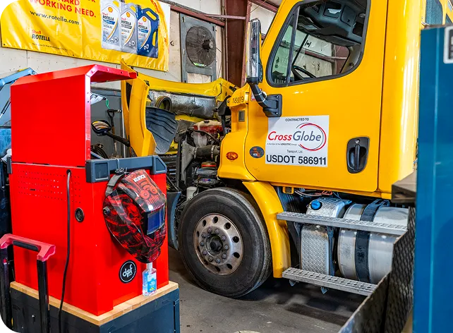 photo mechanic repairing servicing cleaning truck modern clean workshop 2 2